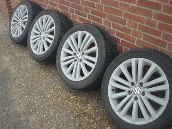 Grote foto 17 originele vw r32 velgen en banden hankook 5x112 auto onderdelen banden en velgen