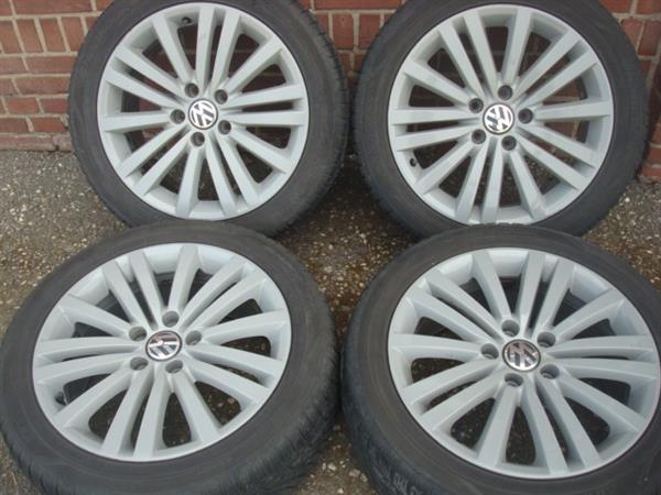 Grote foto 17 originele vw r32 velgen en banden hankook 5x112 auto onderdelen banden en velgen