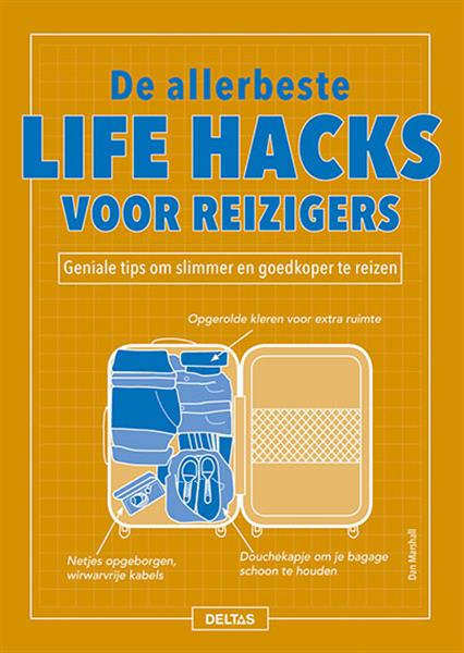 Grote foto de allerbeste life hacks voor reizigers boeken stripboeken