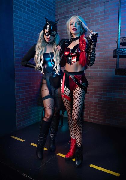 Grote foto catwoman kostuum dames bodysuit leg avenue verzamelen overige verzamelingen