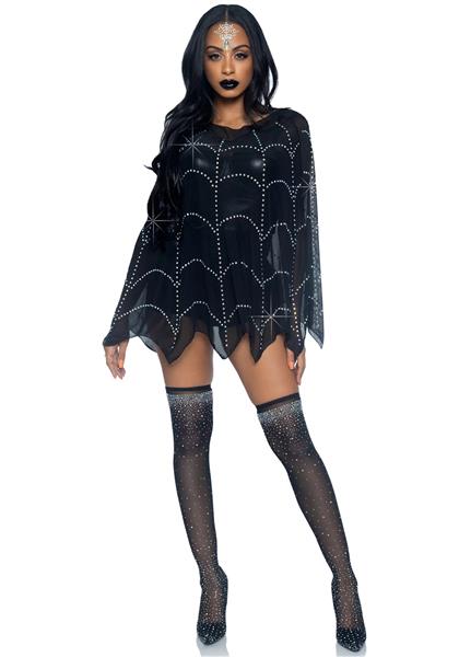 Grote foto spinnenweb poncho dames leg avenue verzamelen overige verzamelingen