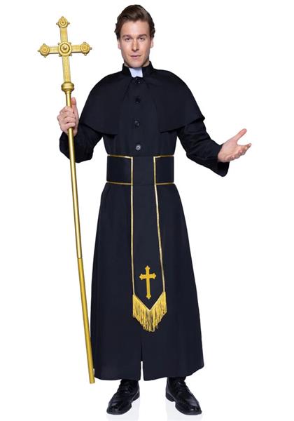 Grote foto priester kostuum heren leg avenue verzamelen overige verzamelingen