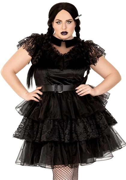 Grote foto raving rebel wednesday jurk dames plus size leg avenue verzamelen overige verzamelingen