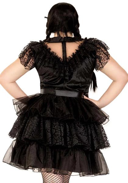 Grote foto raving rebel wednesday jurk dames plus size leg avenue verzamelen overige verzamelingen