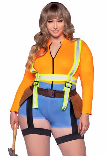 Grote foto bouw kostuum dames plus size leg avenue verzamelen overige verzamelingen