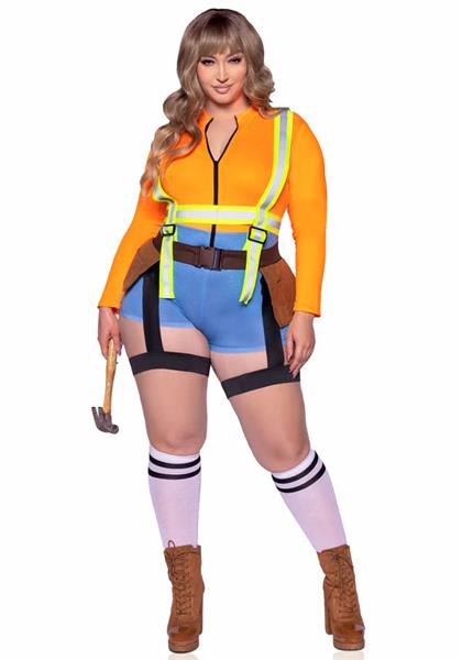Grote foto bouw kostuum dames plus size leg avenue verzamelen overige verzamelingen