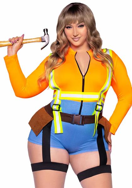 Grote foto bouw kostuum dames plus size leg avenue verzamelen overige verzamelingen