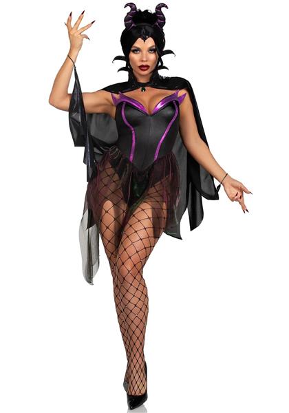 Grote foto halloween kostuum dames bodysuit evil enchantress leg avenue verzamelen overige verzamelingen