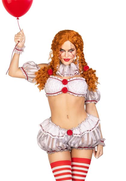 Grote foto halloween kostuum dames clown leg avenue verzamelen overige verzamelingen