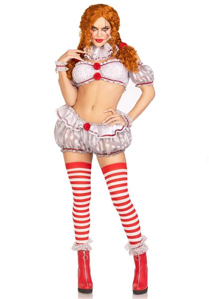 Grote foto halloween kostuum dames clown leg avenue verzamelen overige verzamelingen