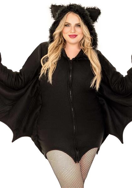 Grote foto vleermuis jurk zwart dames plus size leg avenue verzamelen overige verzamelingen