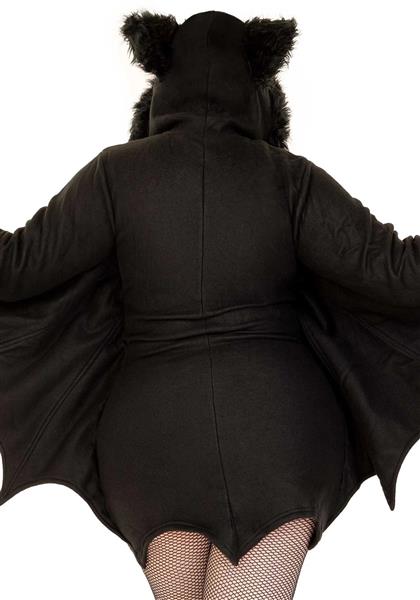 Grote foto vleermuis jurk zwart dames plus size leg avenue verzamelen overige verzamelingen