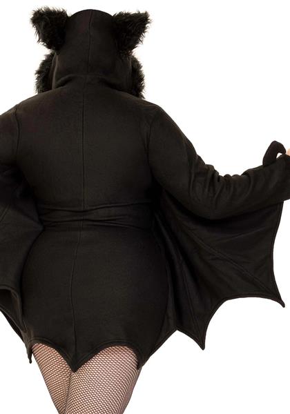 Grote foto vleermuis jurk zwart dames plus size leg avenue verzamelen overige verzamelingen