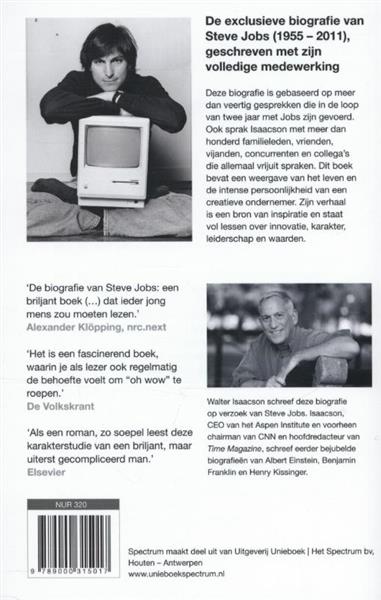 Grote foto steve jobs boeken literatuur