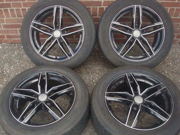 Grote foto 17 inch s5 black velgen banden verdestein 5x112 auto onderdelen banden en velgen