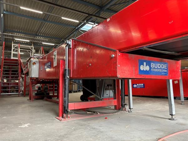 Grote foto budde transportband telescopische transportband voor het laden en lossen van containers 500 tot 1150 agrarisch transportbanden