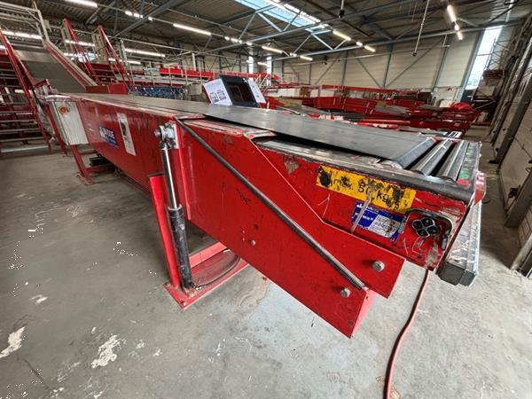 Grote foto budde transportband telescopische transportband voor het laden en lossen van containers 500 tot 1150 agrarisch transportbanden