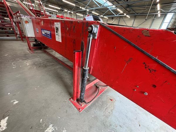 Grote foto budde transportband telescopische transportband voor het laden en lossen van containers 500 tot 1150 agrarisch transportbanden