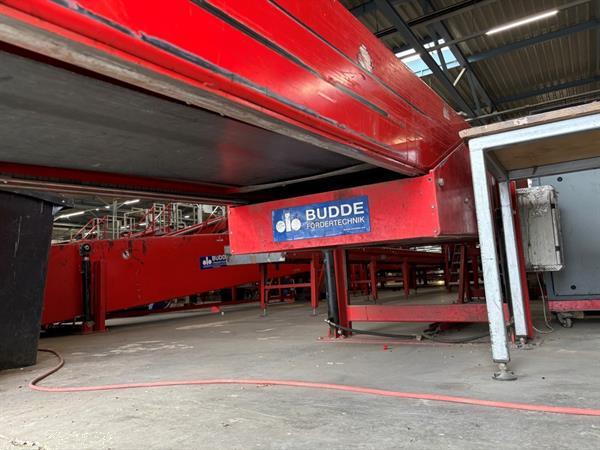 Grote foto budde transportband telescopische transportband voor het laden en lossen van containers 500 tot 1150 agrarisch transportbanden