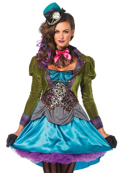 Grote foto mad hatter jurk dames fluweel leg avenue verzamelen overige verzamelingen