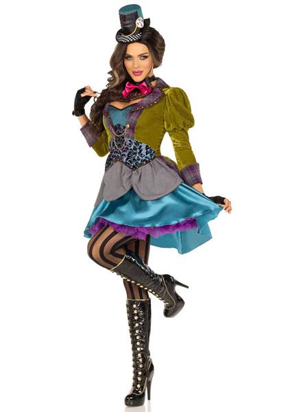 Grote foto mad hatter jurk dames fluweel leg avenue verzamelen overige verzamelingen
