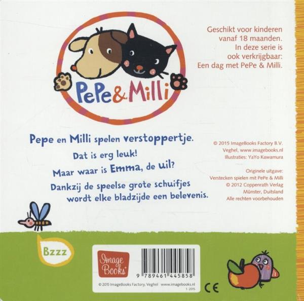 Grote foto verstoppertje spelen met pepe milli pepe en milli boeken jeugd 13 jaar en ouder