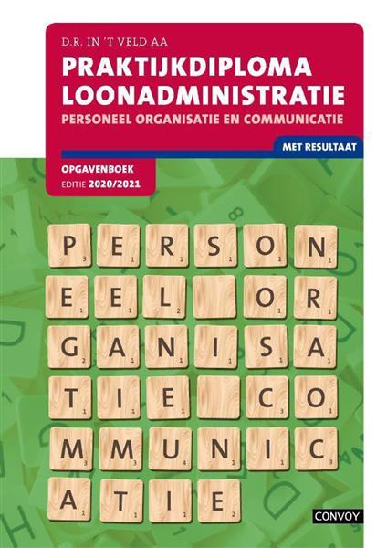 Grote foto praktijkdiploma loonadministratie opgavenboek personeel organisatie en communicatie 2020 2021 boeken wetenschap