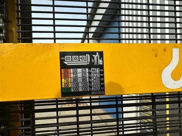 Grote foto vs 22052 elektrische triplex stapelaar cl12 freelift 4471mm doe het zelf en verbouw hefwerktuigen