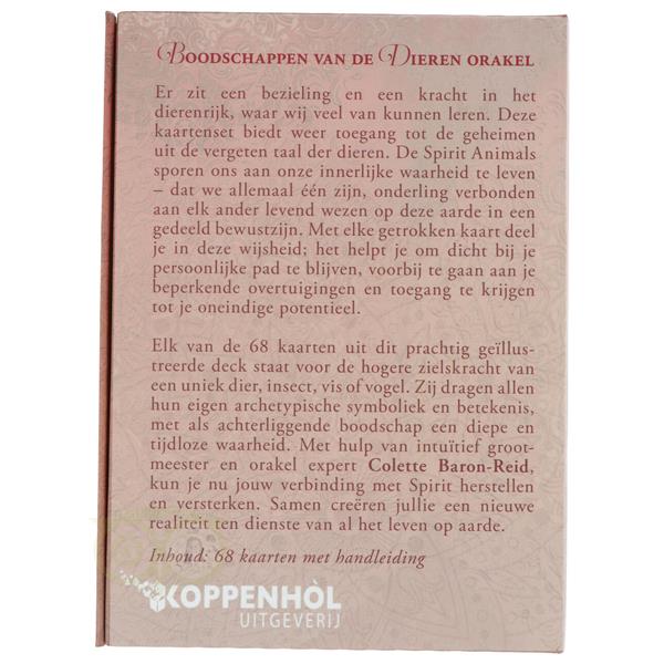 Grote foto boodschappen van de dieren orakel colette baron reid boeken overige boeken