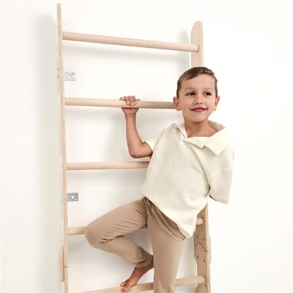 Grote foto houten klimrek voor binnen houten klimrek kinderen en baby overige