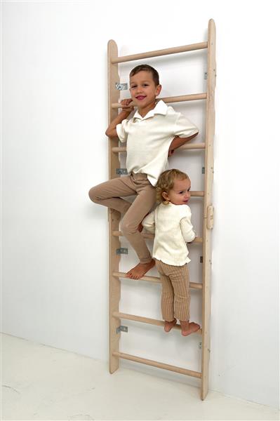 Grote foto houten klimrek voor binnen houten klimrek kinderen en baby overige