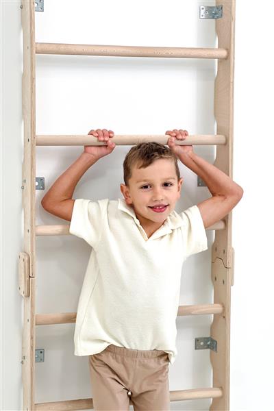 Grote foto houten klimrek voor binnen houten klimrek kinderen en baby overige