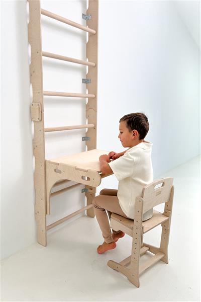 Grote foto houten klimrek voor binnen houten klimrek kinderen en baby overige