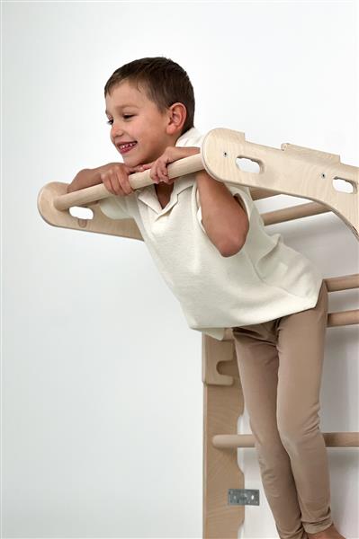 Grote foto houten klimrek voor binnen houten klimrek kinderen en baby overige
