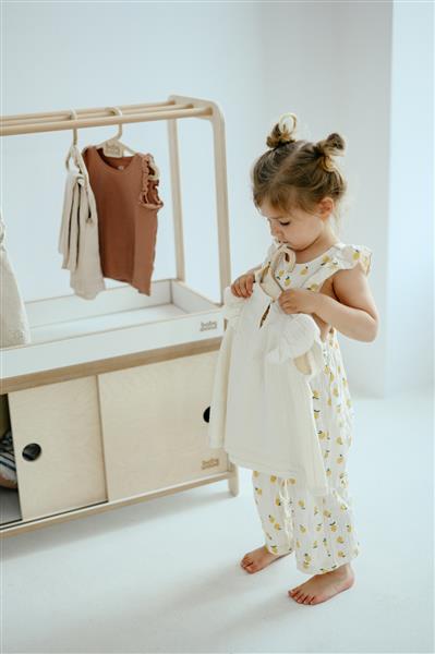 Grote foto modulaire montessori houten kinderkledingrek kledingrek module kinderen en baby complete kinderkamers