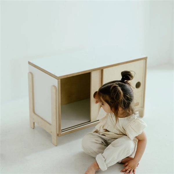 Grote foto modulaire montessori kast modulaire set kast met duren kinderen en baby complete kinderkamers