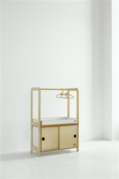 Grote foto modulaire montessori houten kinderkledingrek kledingrek module kinderen en baby complete kinderkamers