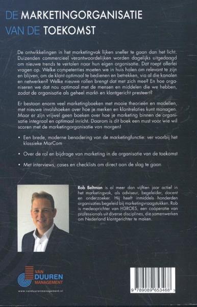 Grote foto de marketingorganisatie van de toekomst boeken overige boeken