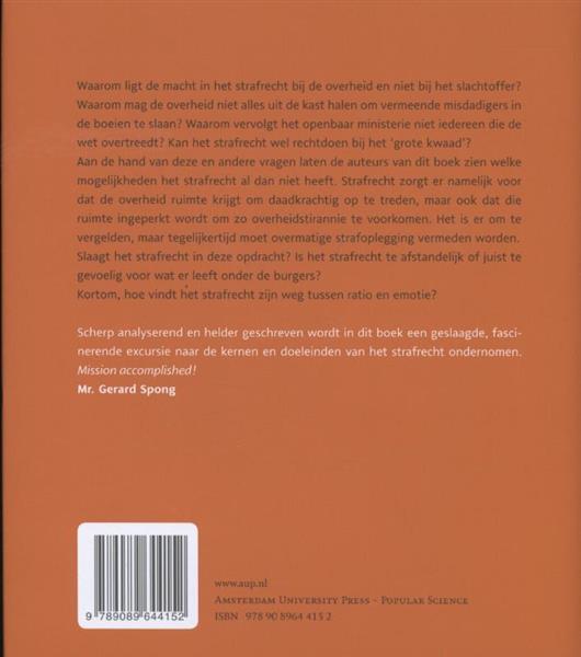 Grote foto strafrecht boeken wetenschap