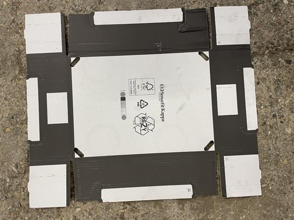 Grote foto sacmi tf40 imola tf43 stapelaar tf40 dozenvouwmachine met ts43 stapeleenheid agrarisch tuinbouw