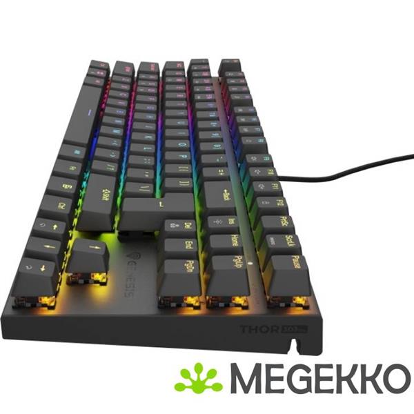 Grote foto genesis nkg 1882 thor 303 tkl usb gaming toetsenbord in zwart computers en software toetsenborden