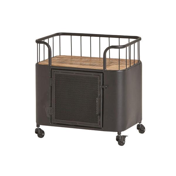 Grote foto trolleytafel wire met deur huis en inrichting eettafels