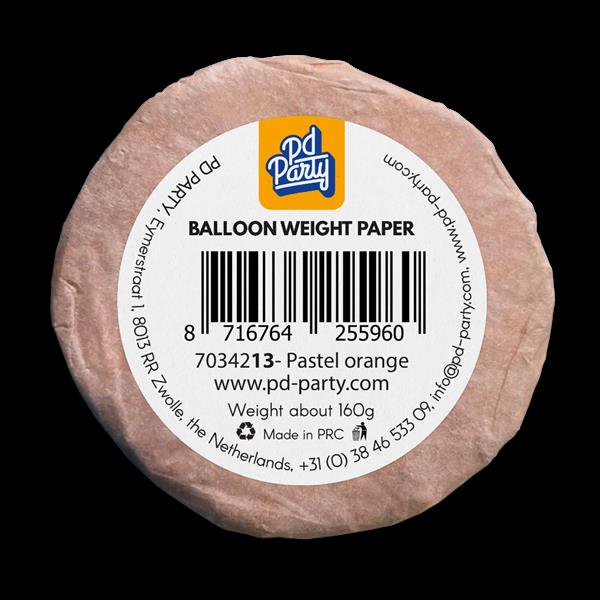 Grote foto oranje ballon gewicht pastel 160gr verzamelen overige verzamelingen