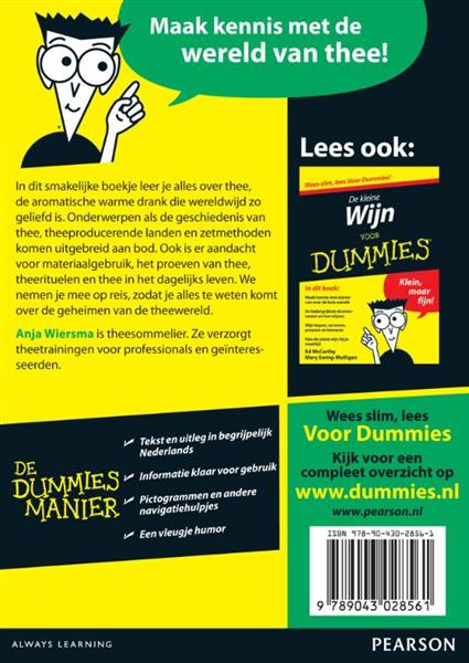 Grote foto de kleine thee voor dummies voor dummies boeken kookboeken