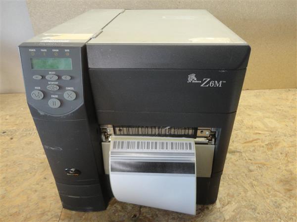 Grote foto zebra z6m thermal transfer barcode label printer 200dpi parallel serial computers en software printers
