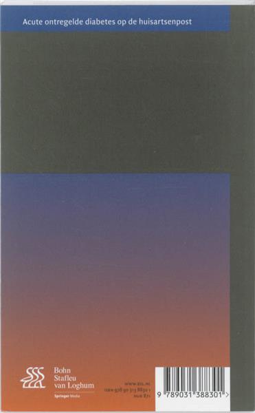 Grote foto acute ontregelde diabetes op de huisartsenpost boeken wetenschap