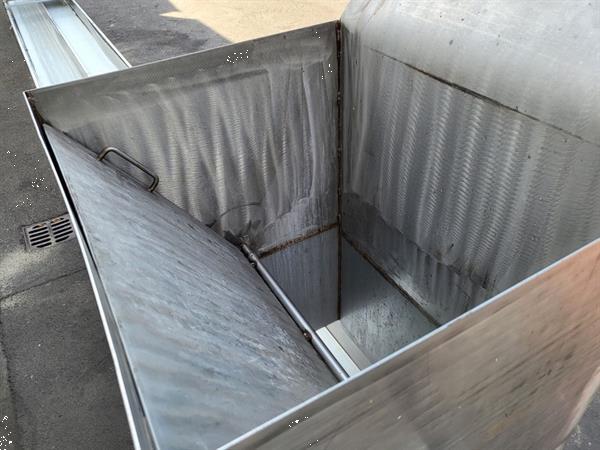 Grote foto schouten vlakke transportband 1070 x 50 cm rvs agrarisch transportbanden