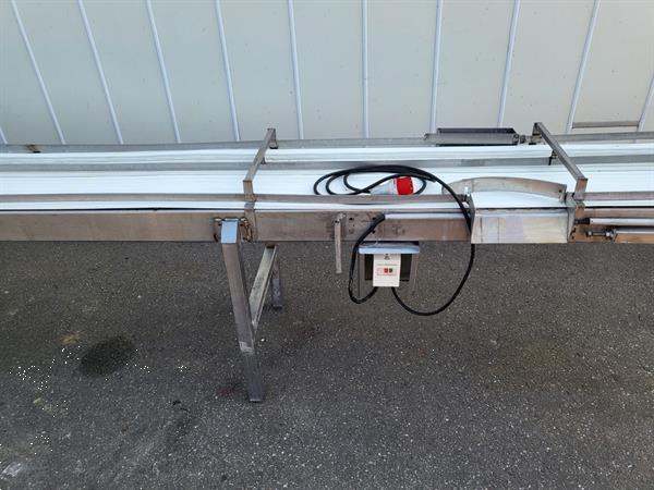Grote foto schouten vlakke transportband 1070 x 50 cm rvs agrarisch transportbanden