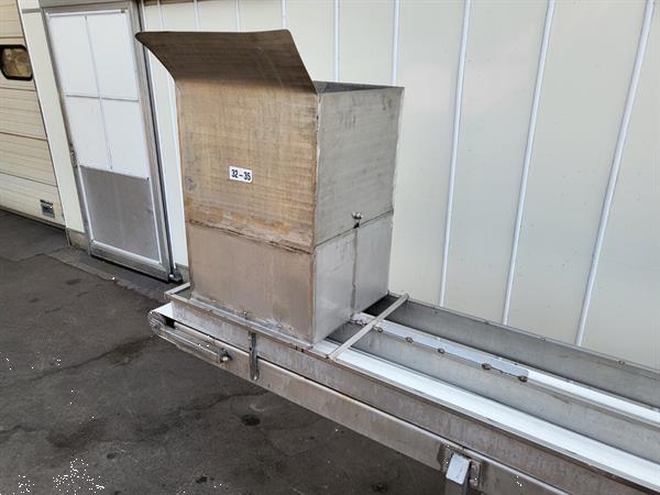 Grote foto schouten vlakke transportband 1070 x 50 cm rvs agrarisch transportbanden