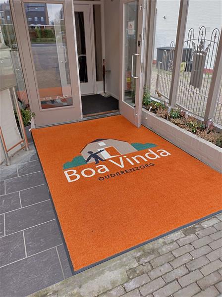Grote foto droogloopmat schoonloopmat logomat huis en inrichting overige huis en inrichting